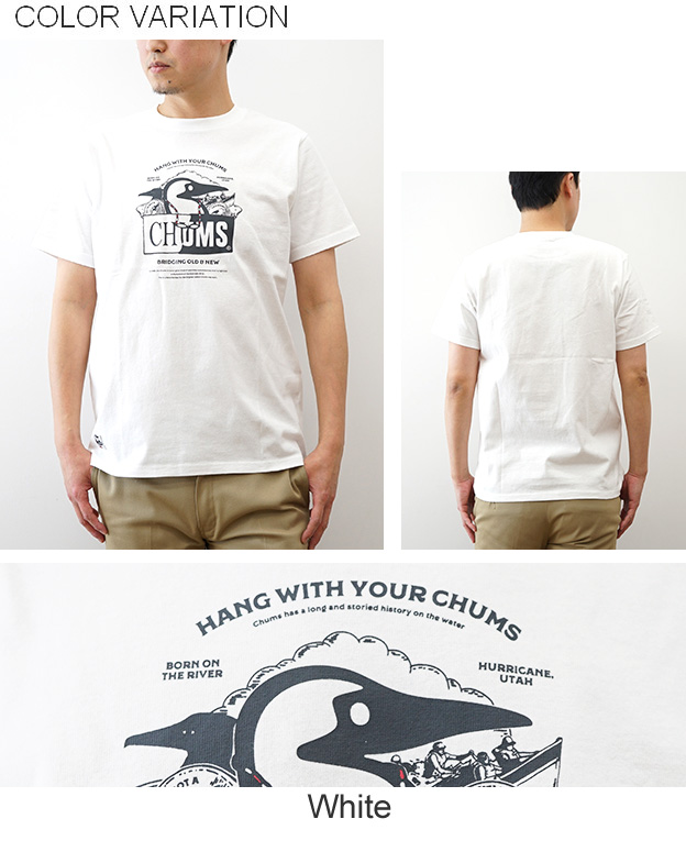 CHUMS チャムス オールド&ニューブービー Tシャツ メンズ レディース プリント 綿100％ 厚手 丈夫 ストレッチ アメカジ アウトドア カジュアル CH01-2738 | CHUMS | 13