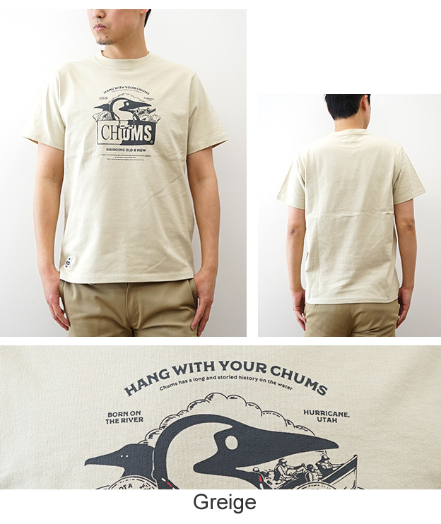 CHUMS チャムス オールド&ニューブービー Tシャツ メンズ レディース プリント 綿100％ 厚手 丈夫 ストレッチ アメカジ アウトドア カジュアル CH01-2738 | CHUMS | 14
