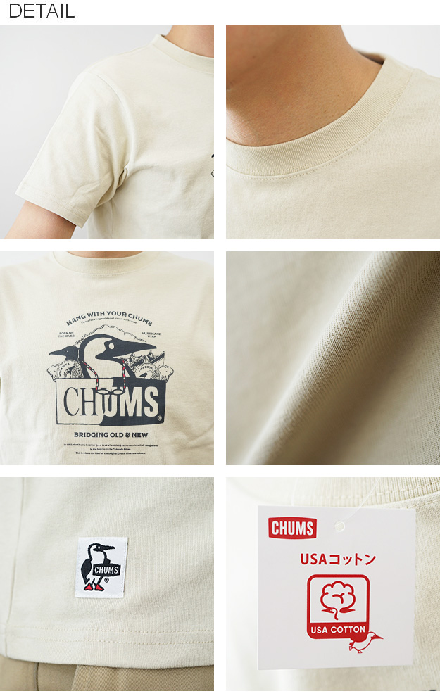 CHUMS チャムス オールド&ニューブービー Tシャツ メンズ レディース プリント 綿100％ 厚手 丈夫 ストレッチ アメカジ アウトドア カジュアル CH01-2738 | CHUMS | 12