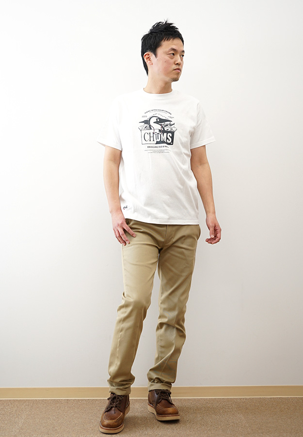 CHUMS チャムス オールド&ニューブービー Tシャツ メンズ レディース プリント 綿100％ 厚手 丈夫 ストレッチ アメカジ アウトドア カジュアル CH01-2738 | CHUMS | 01