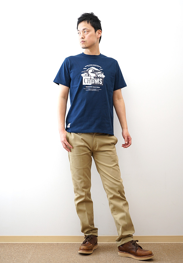 CHUMS チャムス オールド&ニューブービー Tシャツ メンズ レディース プリント 綿100％ 厚手 丈夫 ストレッチ アメカジ アウトドア カジュアル CH01-2738 | CHUMS | 05