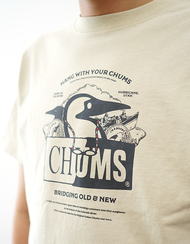 CHUMS チャムス オールド&ニューブービー Tシャツ メンズ レディース プリント 綿100％ 厚手 丈夫 ストレッチ アメカジ アウトドア カジュアル CH01-2738 | CHUMS | 09