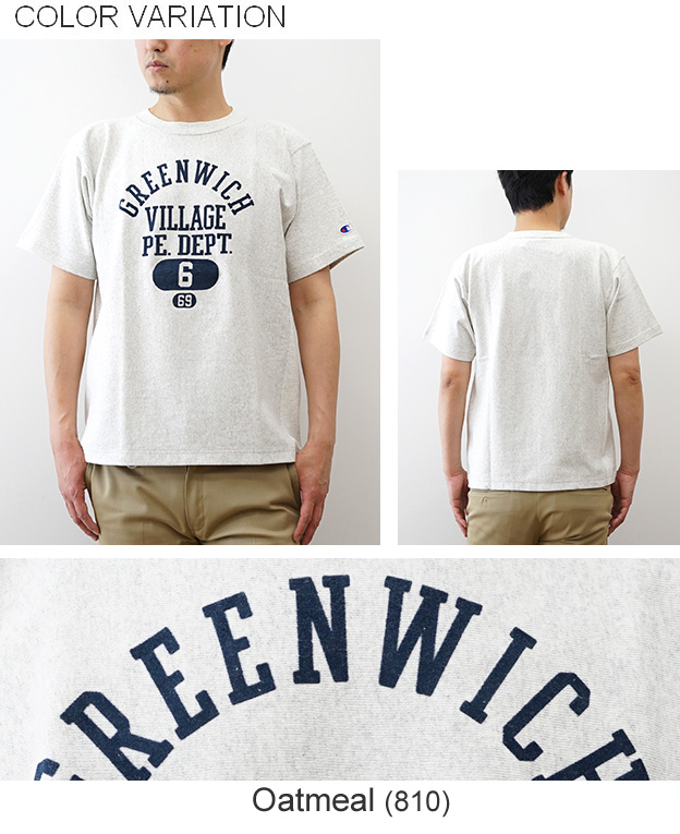 Champion（チャンピオン） リバースウィーブ 半袖 Tシャツ GREENWICH