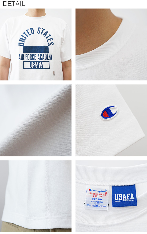 Champion（チャンピオン） リバースウィーブ Tシャツ USAFA メンズ