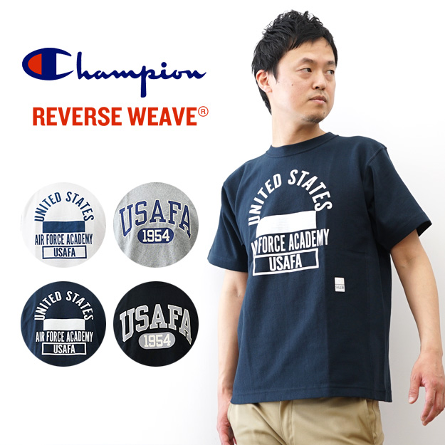 Champion（チャンピオン） リバースウィーブ Tシャツ USAFA メンズ