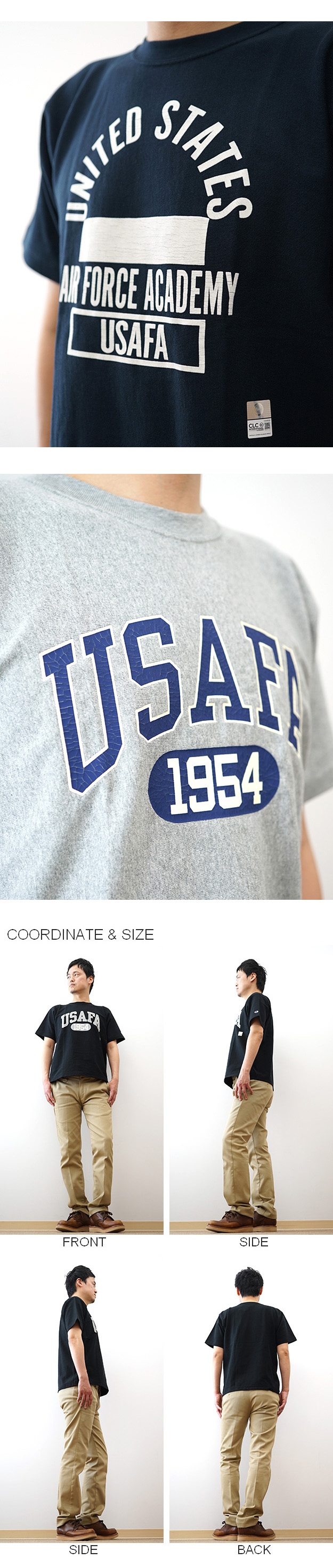 Champion（チャンピオン） リバースウィーブ Tシャツ USAFA メンズ