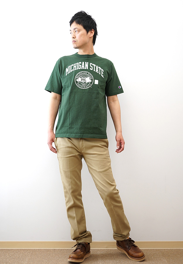 Champion（チャンピオン） T1011 半袖 Tシャツ カレッジ ロゴ プリント