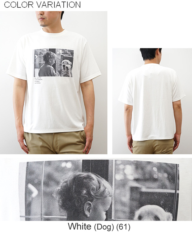 モノクロ フォトプリント Tシャツ Allowed to Unfold アロウドトゥアンフォールド 接触冷感 半袖 メンズ 吸湿速乾 オーバーサイズ アメカジ 白黒 0702-6322 6・7 |  | 13