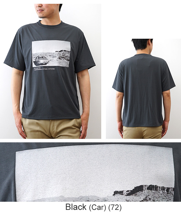 モノクロ フォトプリント Tシャツ Allowed to Unfold アロウドトゥアンフォールド 接触冷感 半袖 メンズ 吸湿速乾 オーバーサイズ アメカジ 白黒 0702-6322 6・7 |  | 16