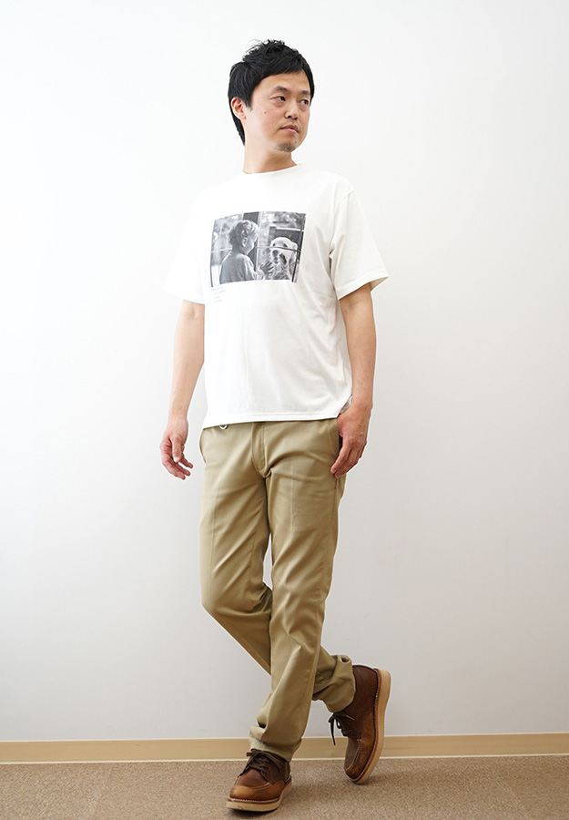 モノクロ フォトプリント Tシャツ Allowed to Unfold アロウドトゥアンフォールド 接触冷感 半袖 メンズ 吸湿速乾 オーバーサイズ アメカジ 白黒 0702-6322 6・7 |  | 01