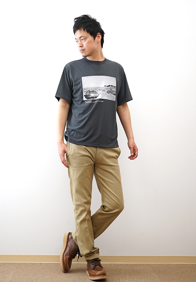 モノクロ フォトプリント Tシャツ Allowed to Unfold アロウドトゥアンフォールド 接触冷感 半袖 メンズ 吸湿速乾 オーバーサイズ アメカジ 白黒 0702-6322 6・7 |  | 07