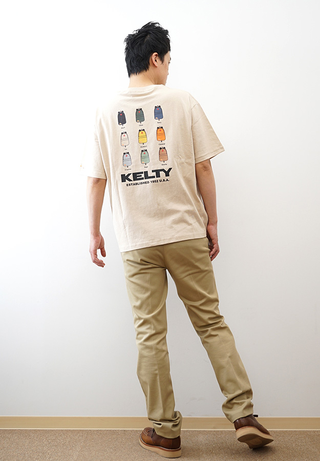 KELTY ケルティ Tシャツ メンズ 半袖 デイパック バックプリント 刺繍 ロゴ USAコットン 綿100% オーバーサイズ レディース アメカジ アウトドア KE26113015 | KELTY | 04