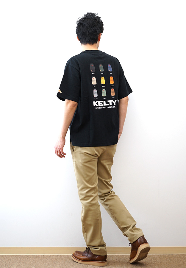 KELTY ケルティ Tシャツ メンズ 半袖 デイパック バックプリント 刺繍 ロゴ USAコットン 綿100% オーバーサイズ レディース アメカジ アウトドア KE26113015 | KELTY | 06