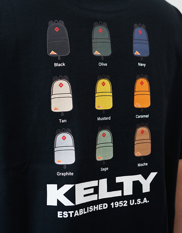 KELTY ケルティ Tシャツ メンズ 半袖 デイパック バックプリント 刺繍 ロゴ USAコットン 綿100% オーバーサイズ レディース アメカジ アウトドア KE26113015 | KELTY | 08