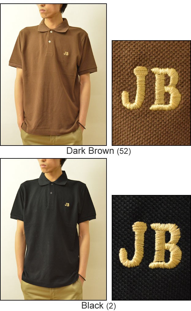 半袖 ポロシャツ メンズ JB Clothing オリジナル ロゴ ワン
