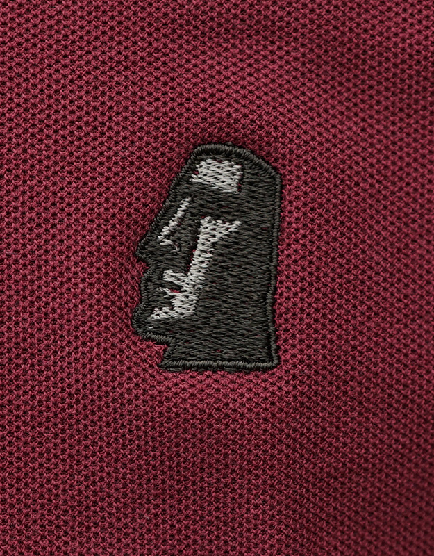 JEANS BUG（ジーンズバグ） ポロシャツ 半袖 MOAI モアイ ワンポイント