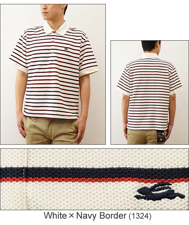 KRIFF MAYER クリフメイヤー ポロシャツ リラックス 接触冷感 リンクス カノコ メンズ 半袖 Tシャツ 大きいサイズ オーバーサイズ ボーダー ロゴ 刺繍 2345105 | KRIFF MAYER | 06