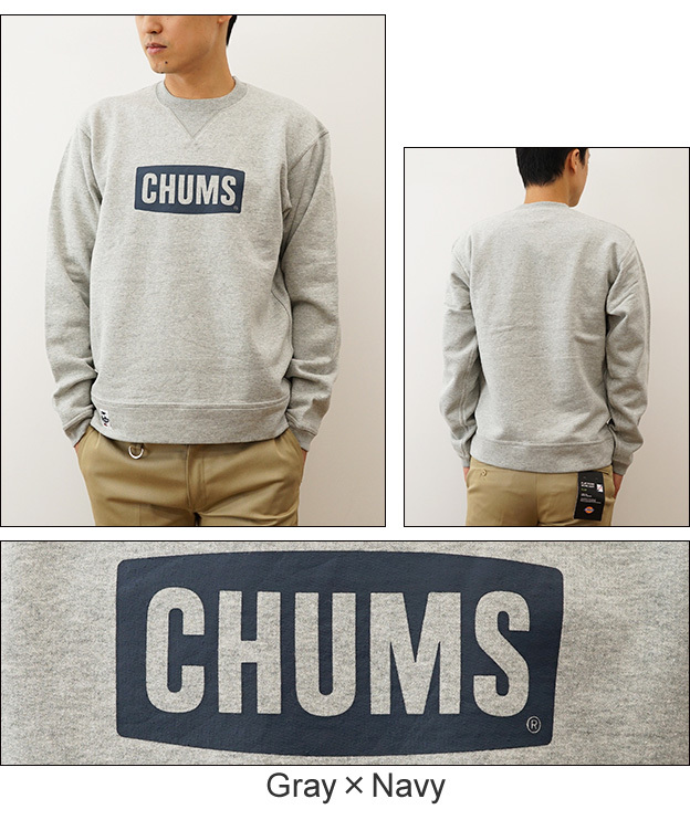 新品未使用　CHUMS チャムス　スウェット　トレーナー　インディゴ　ビンテージ CHUMS チャムス トレーナー スウェット スエット ロゴ クルー