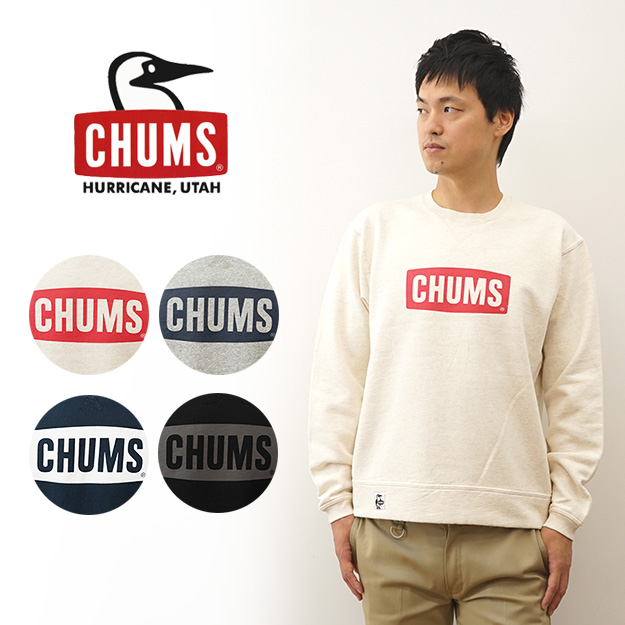 CHUMS チャムス スウェット トレーナー ロゴ クルートップ メンズ