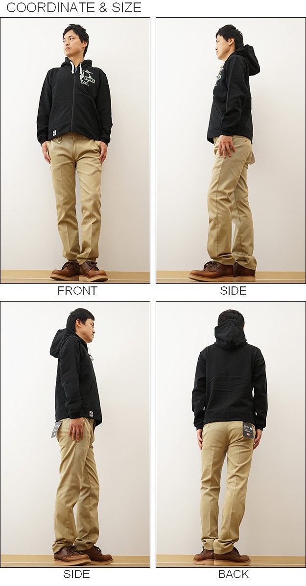 CHUMS チャムス ブービー ロゴ ジップ パーカー メンズ レディース ブランド 大きいサイズ おしゃれ 裏起毛 厚手 秋 冬 綿100% 黒 グレー CH00-1420 | CHUMS | 01