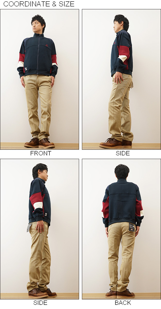 CHUMS チャムス マイトン パネル トラック ジャケット メンズ レディース 大きいサイズ オーバーサイズ スウェット おしゃれ 裏起毛 春 秋 冬 コーデ CH00-1460 | CHUMS | 03