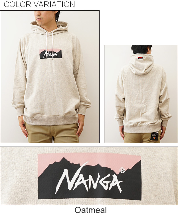 楽天市場】NANGA（ナンガ） ECO HYBRID BOX LOGO SWEAT HOODIE
