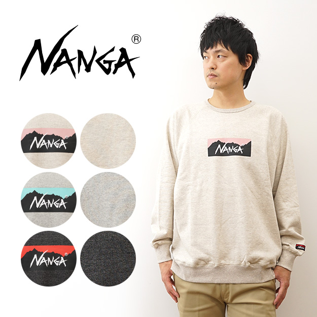 NANGA（ナンガ） エコ スウェット トレーナー ハイブリッド ボックス