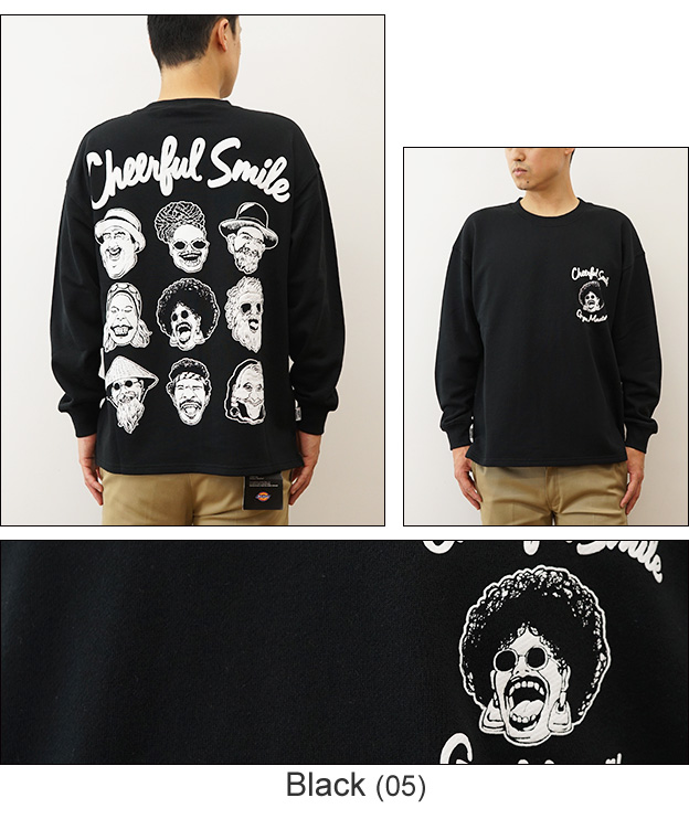 gym master ジムマスター スウェット トレーナー 10.3oz Cheerful Smile ビッグ Tee メンズ レディース 大きいサイズ アメカジ 裏毛 綿100% 春 秋 冬 G421704 | gym master | 04