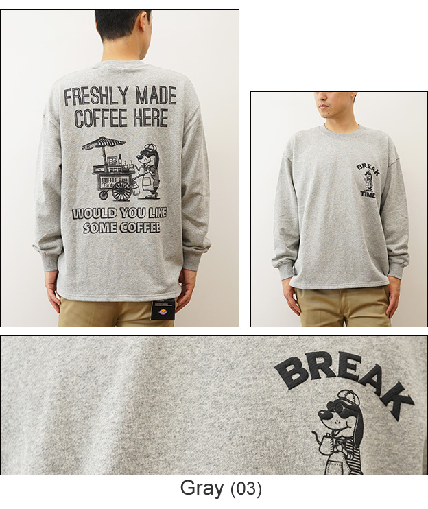 gym master ジムマスター スウェット トレーナー 10.3oz BREAK TIME ビッグ Tee メンズ レディース 大きいサイズ オーバーサイズ 裏毛 綿100% 春 秋 冬 G421706 | gym master | 04