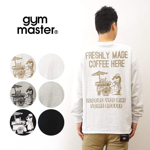 gym master ジムマスター スウェット トレーナー 10.3oz BREAK TIME ビッグ Tee メンズ レディース 大きいサイズ オーバーサイズ 裏毛 綿100% 春 秋 冬 G421706 | gym master