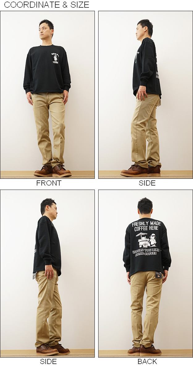 gym master ジムマスター スウェット トレーナー 10.3oz BREAK TIME ビッグ Tee メンズ レディース 大きいサイズ オーバーサイズ 裏毛 綿100% 春 秋 冬 G421706 | gym master | 01