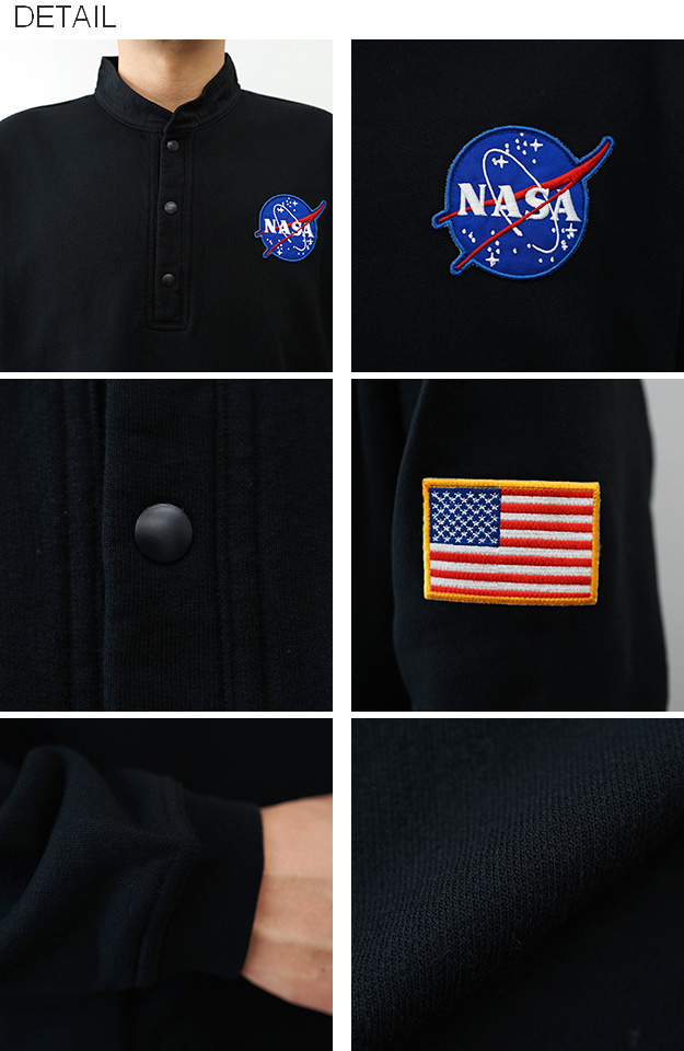 CHUMS チャムス スペース ハリケーントップ スウェット トレーナー メンズ レディース NASA コラボ 宇宙 綿100% 裏起毛 アメカジ アウトドア おしゃれ CH00-1501_8