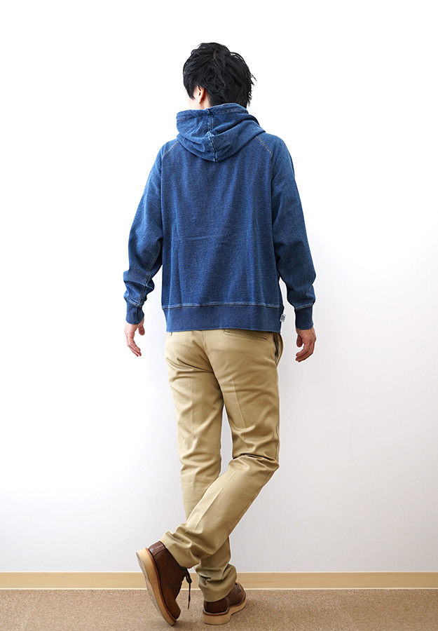 gym master（ジムマスター） 11oz インディゴ スウェット ジップ