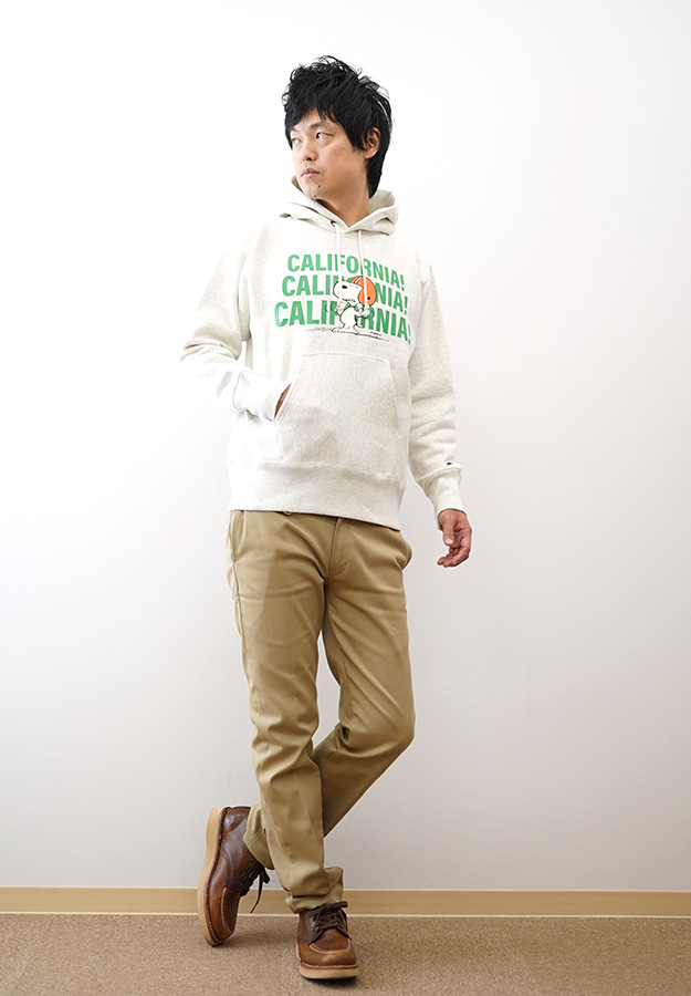 Champion チャンピオン パーカー リバースウィーブ フーデッド スウェットシャツ スヌーピー ピーナッツ コラボ アメフト プリント メンズ 厚手 裏起毛 C3-C130 | Champion | 01