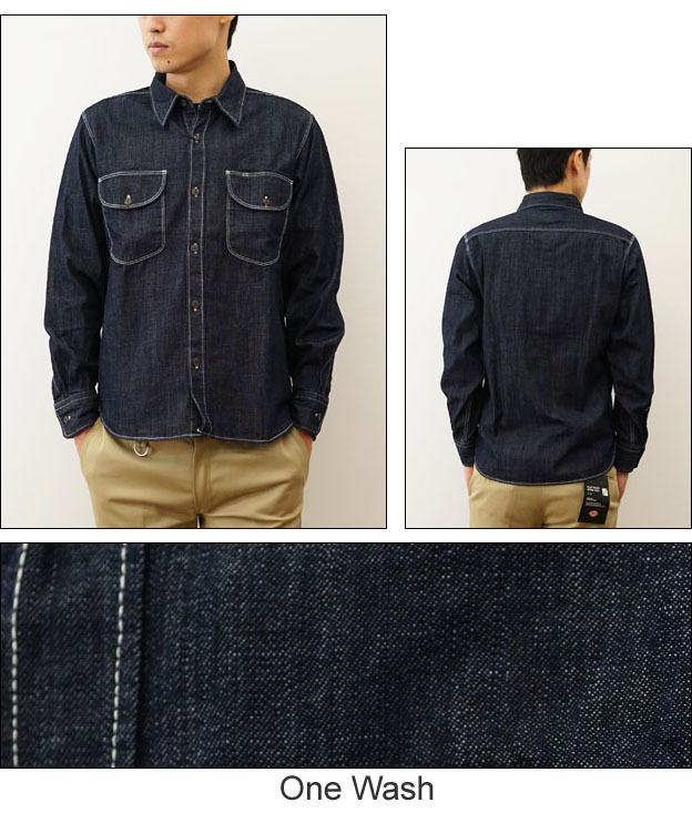 Willis &  コットンシャツ　USA製美品 HOUSTON（ヒューストン） USA コットン デニム ワーク シャツ USA