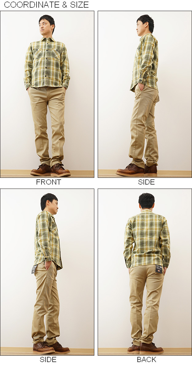 ヒューストン　金太郎 HOUSTON（ヒューストン） チェック ビエラ シャツ メンズ 長袖 シャツ