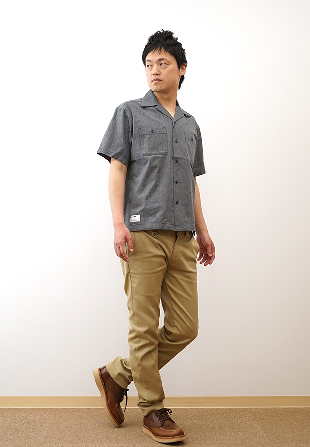 Schott N.Y.C（ショット） Schott 半袖シャツ メンズ 綿100 開襟