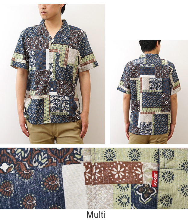 SALVAGE PUBLIC 花柄シャツ Lサイズ wan-0021-m1.jpg