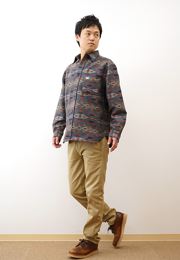 NEW ERA（ニューエラ） 長袖 シャツ ペンドルトン コラボ オーバー