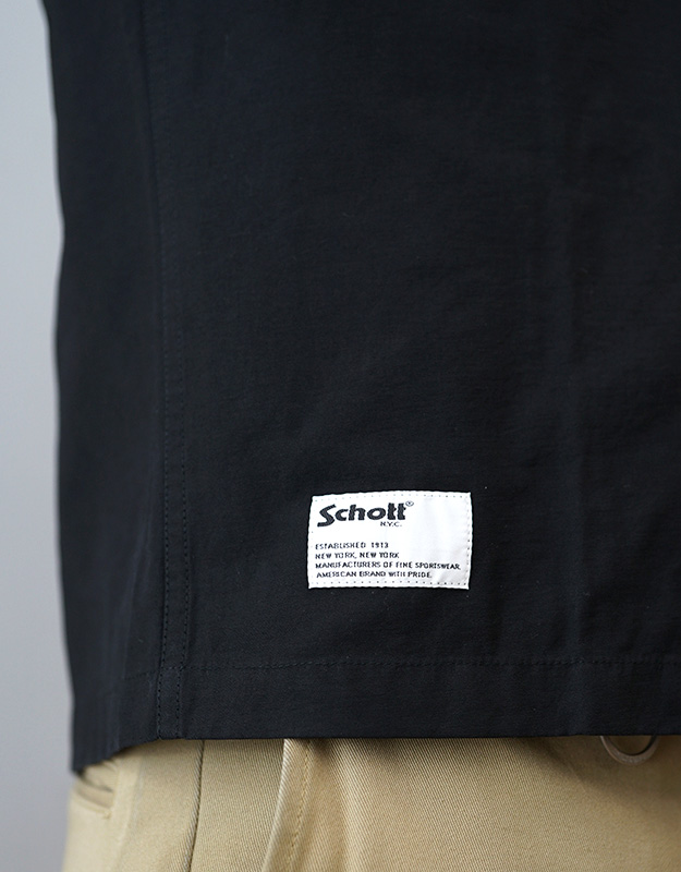 Schott N.Y.C（ショット） Schott 半袖シャツ NC 刺繍 シャツ メンズ