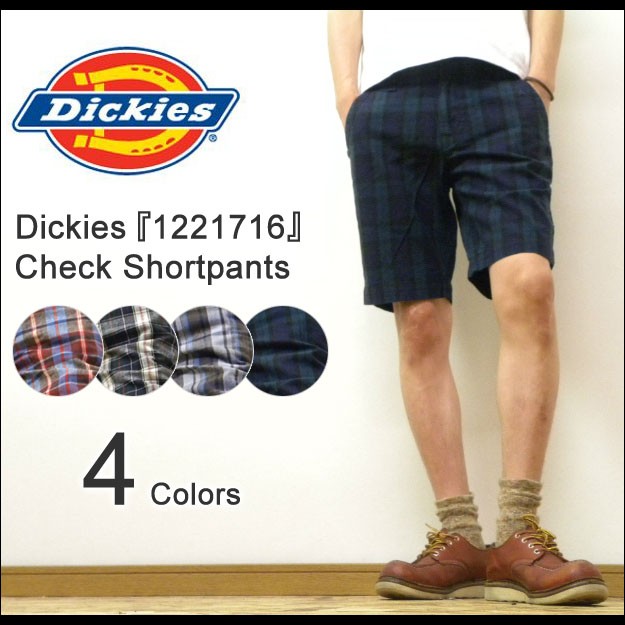 Dickies（ディッキーズ） Check Shortpants 麻混紡素材 チェック柄