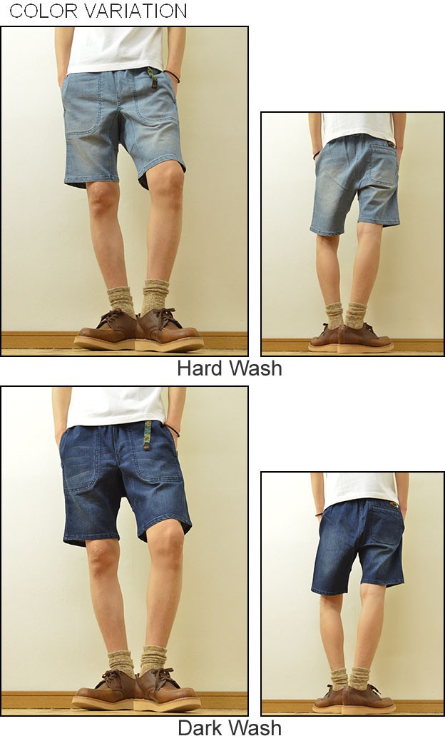 ロシニョール スラロームショートパンツ/SLALOM SHORT Ｌサイズ　未使用品 ROKX ROKX（ロックス） DENIM SLIM SHORT デニム スリムショーツ