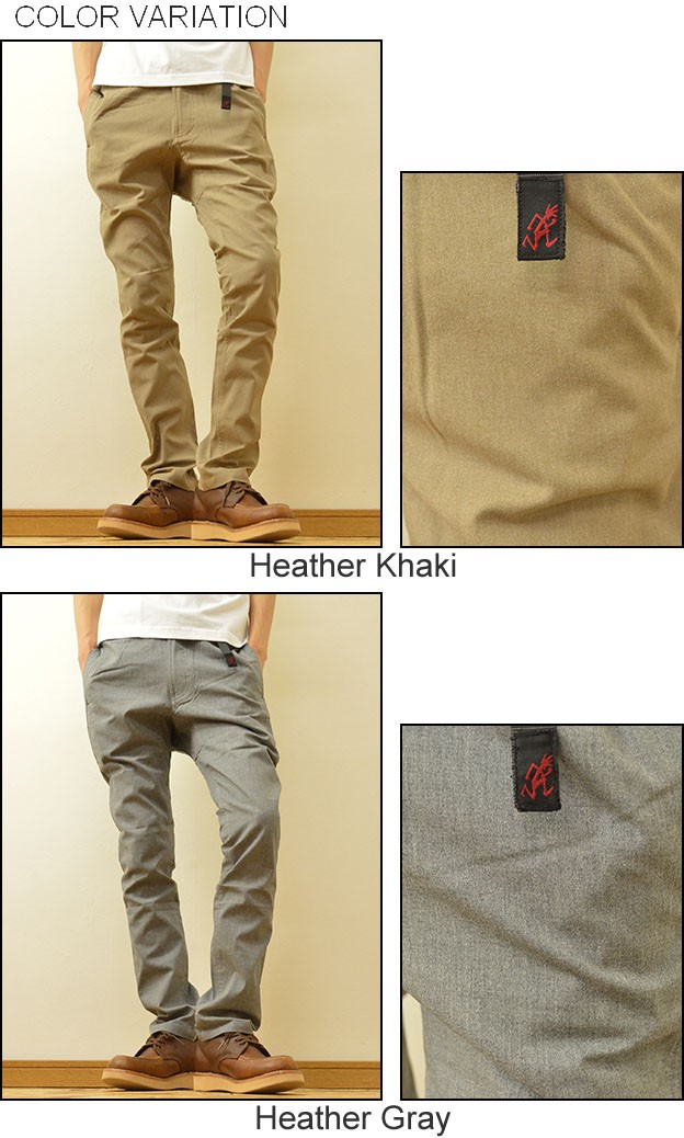 GRAMICCI（グラミチ） NEL NN-PANTS ネル ニューナローパンツ NEW NARROW スリム アウトドア クライミング フランネル  メンズ ボトム テーパード GMP-15F001