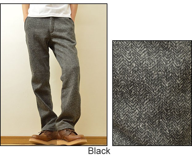 ジョイ（JOY） JOEY（ジョーイ） ツイード フリース テーパードパンツ
