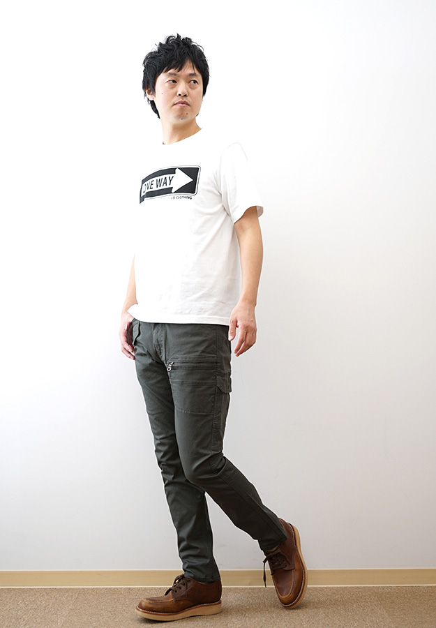 AVIREX アヴィレックス ストレッチドビー 8ポケット スリム カーゴパンツ メンズ 細め スキニー シルエット ワークパンツ アメカジ ストリート 7834910002 | AVIREX | 03