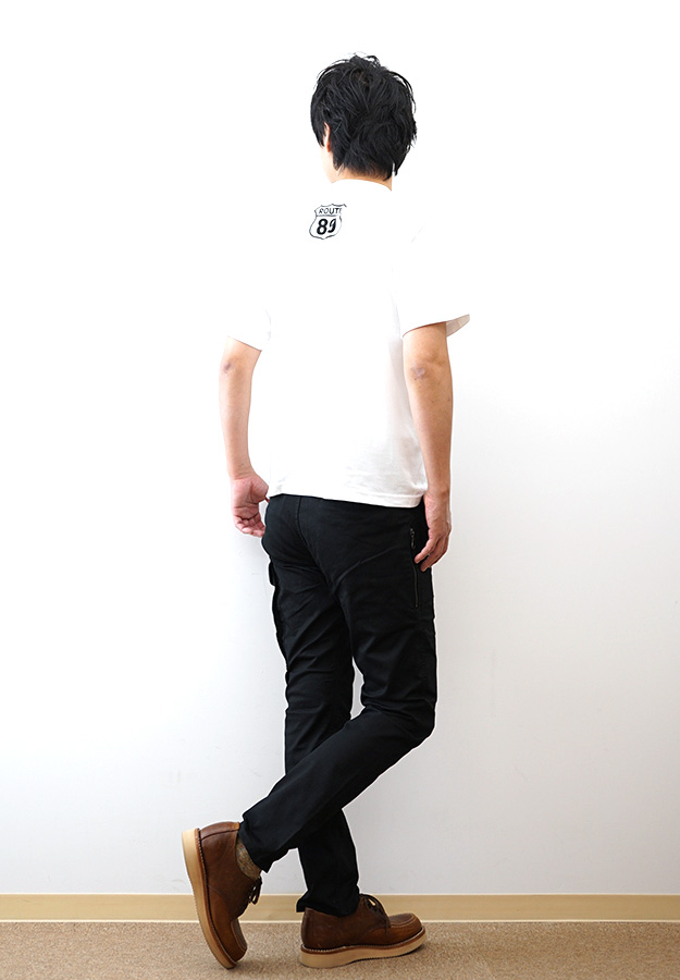 AVIREX アヴィレックス ストレッチドビー 8ポケット スリム カーゴパンツ メンズ 細め スキニー シルエット ワークパンツ アメカジ ストリート 7834910002 | AVIREX | 04