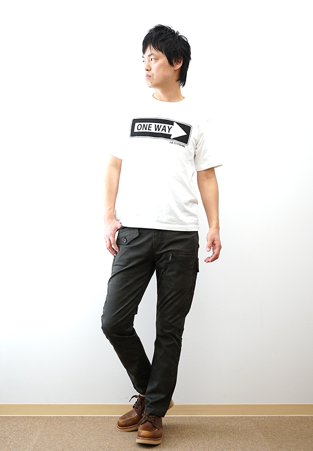 AVIREX アヴィレックス ストレッチドビー 8ポケット スリム カーゴパンツ メンズ 細め スキニー シルエット ワークパンツ アメカジ ストリート 7834910002 | AVIREX | 05