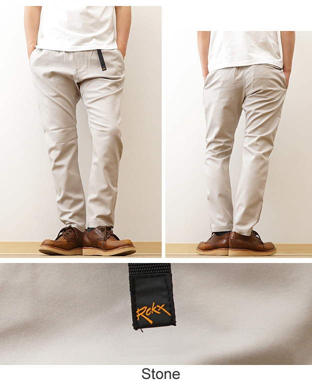 パーリーゲイツ　TEXBRID ブロッククロスノータックパンツ　サイズ4　美品 ROKX（ロックス） ライトトレックパンツ メンズ レディース