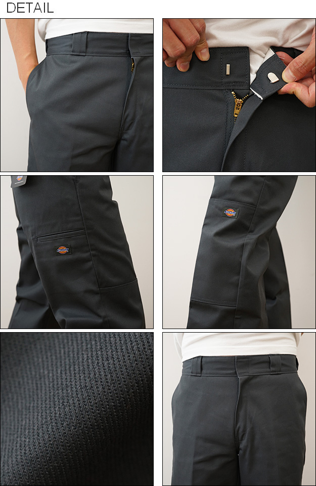 Dickies ディッキーズ ダブルニー 85283 ワーク パンツ チノパン ルーズフィット メンズ キャンプ ワイド 太い 太め 丈夫 作業着 大きい サイズ レディース | Dickies | 01
