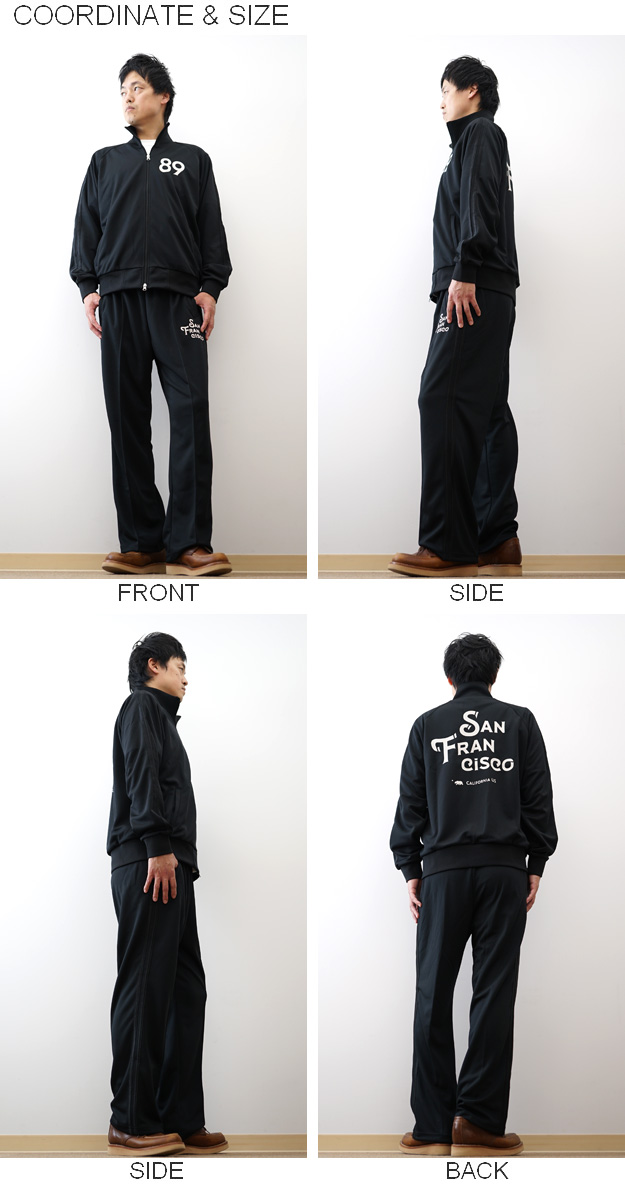JEANS BUG（ジーンズバグ） ジャージ トラックパンツ SAN FRANCISCO